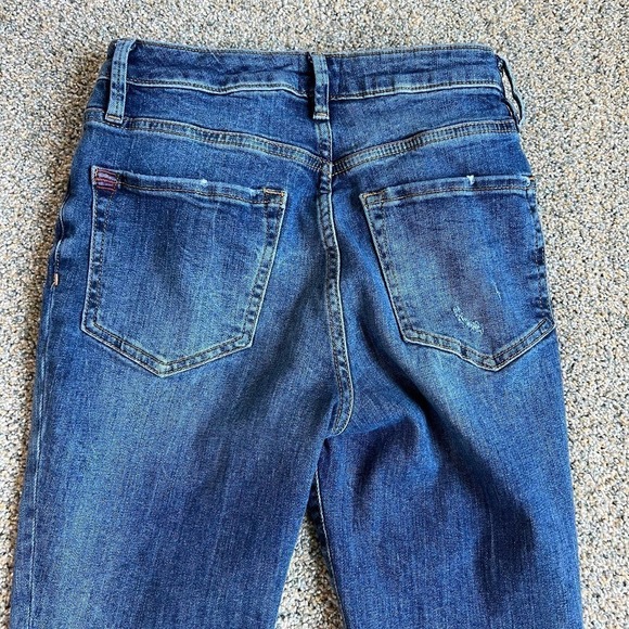 BDG Urban Outfitters Twig High Waist Skinny Stretch Distressed Jeans Women's 26 - Picture 4 of 7